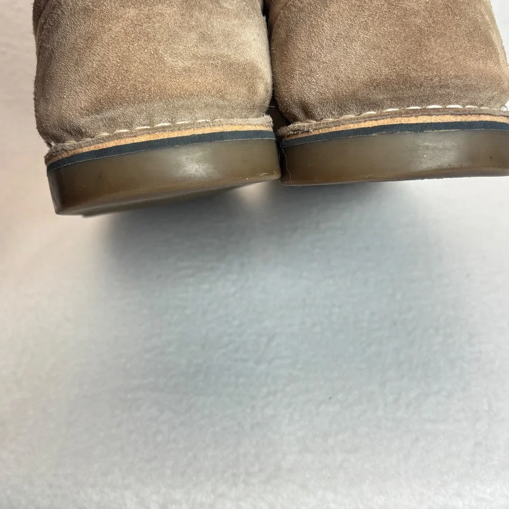 Steve Madden Suede Oxford Mens 13 Taupe Lace Up Casual Leather Dress‎ Shoes